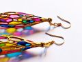 Stained Glass Inspired Earrings